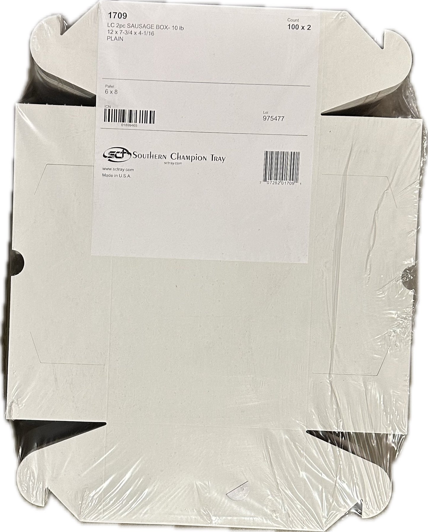 SAUSAGE BOX 10# 100CT 18400010