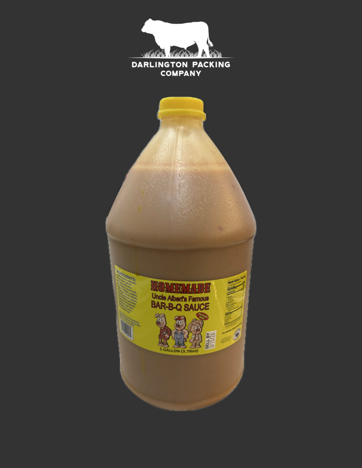 GALLON UNCLE ALBERTS BBQ 1/GAL