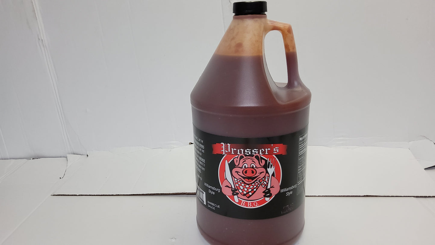 GALLON PROSSER'S BBQ SAUCE 1/GAL
