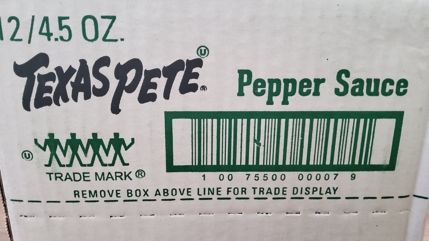 PEPPER SAUCE TEXAS PETE 12/4.5oz