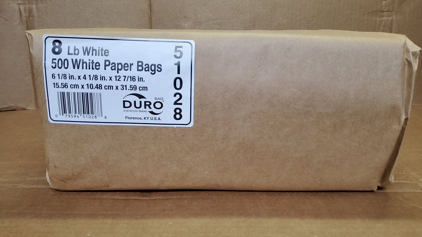 WHITE BAGS - 8LB (500ct)