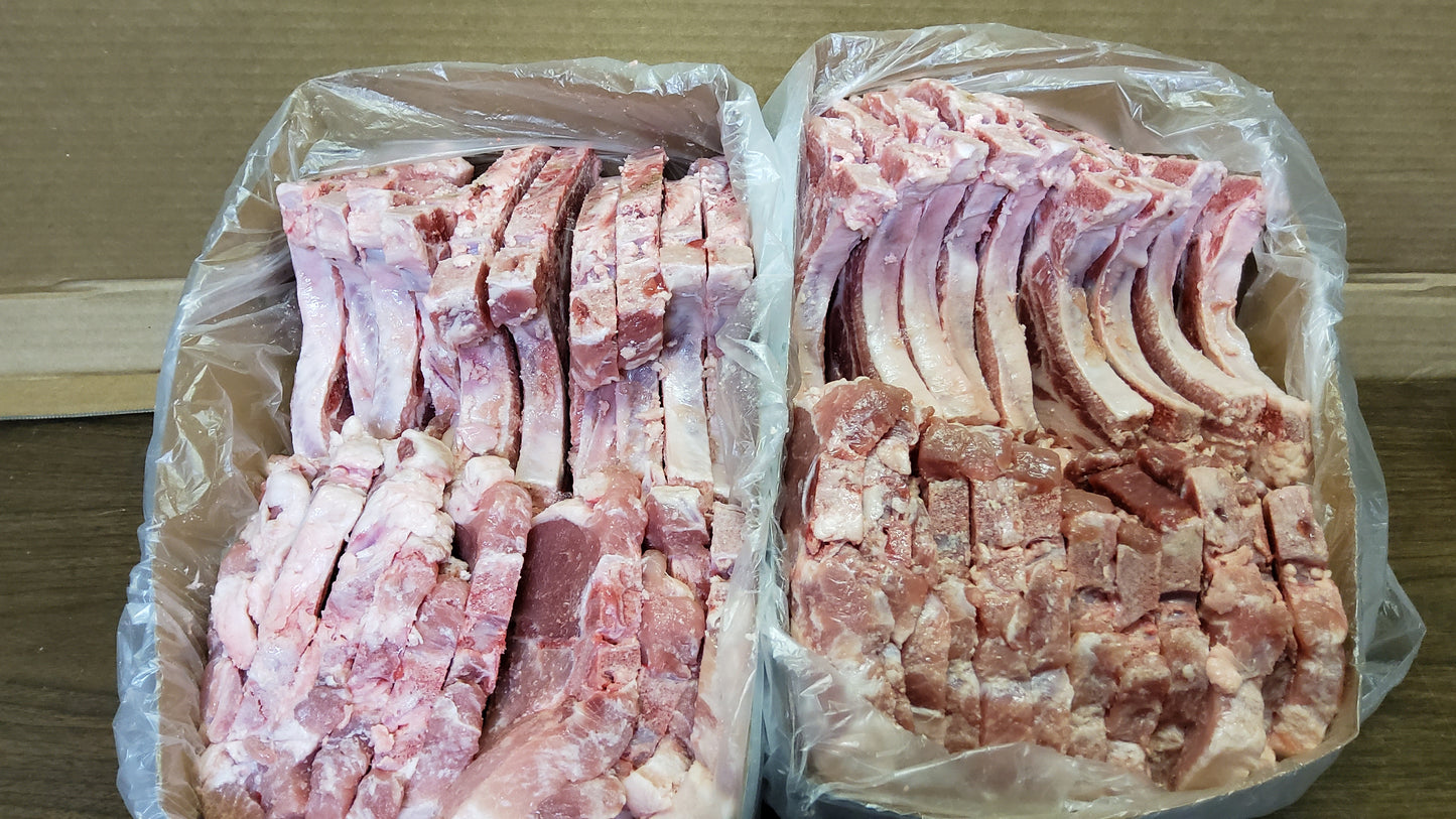 PORK LOIN SLICED SINGLE 2/10#
