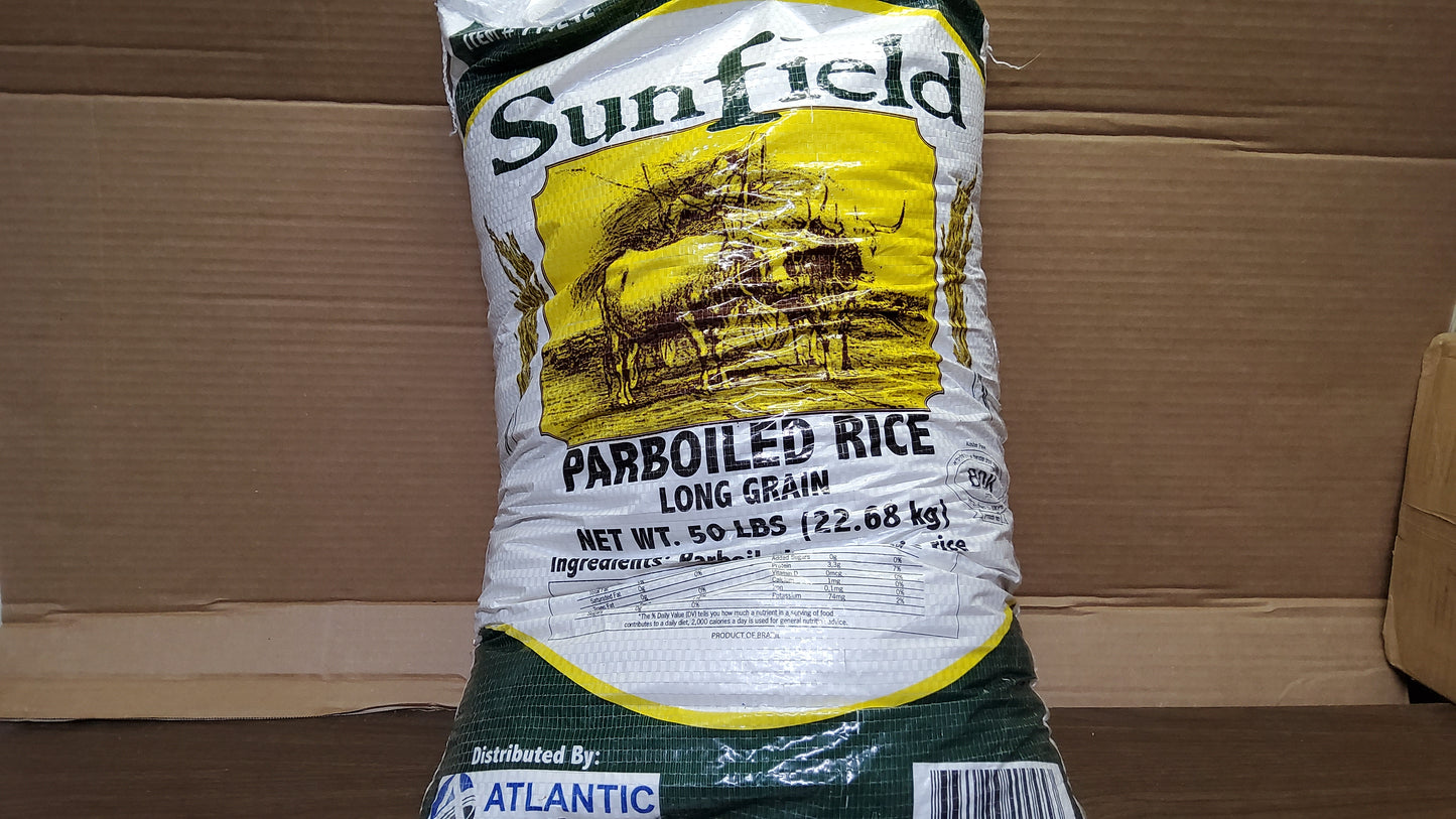 RICE PARBOILED WHITE 50#