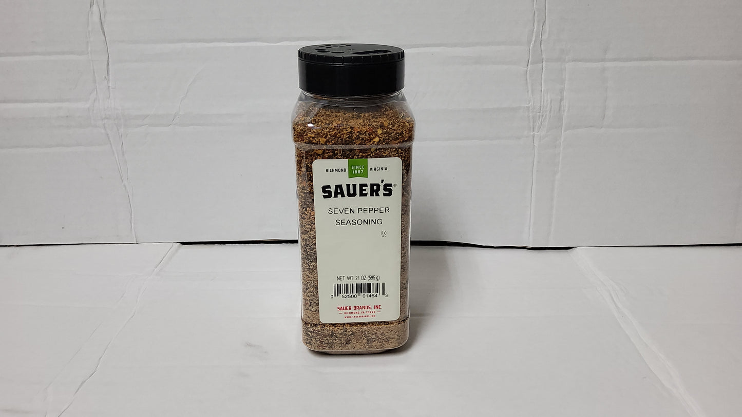 SEVEN PEPPER SEASONING 21oz SAUER