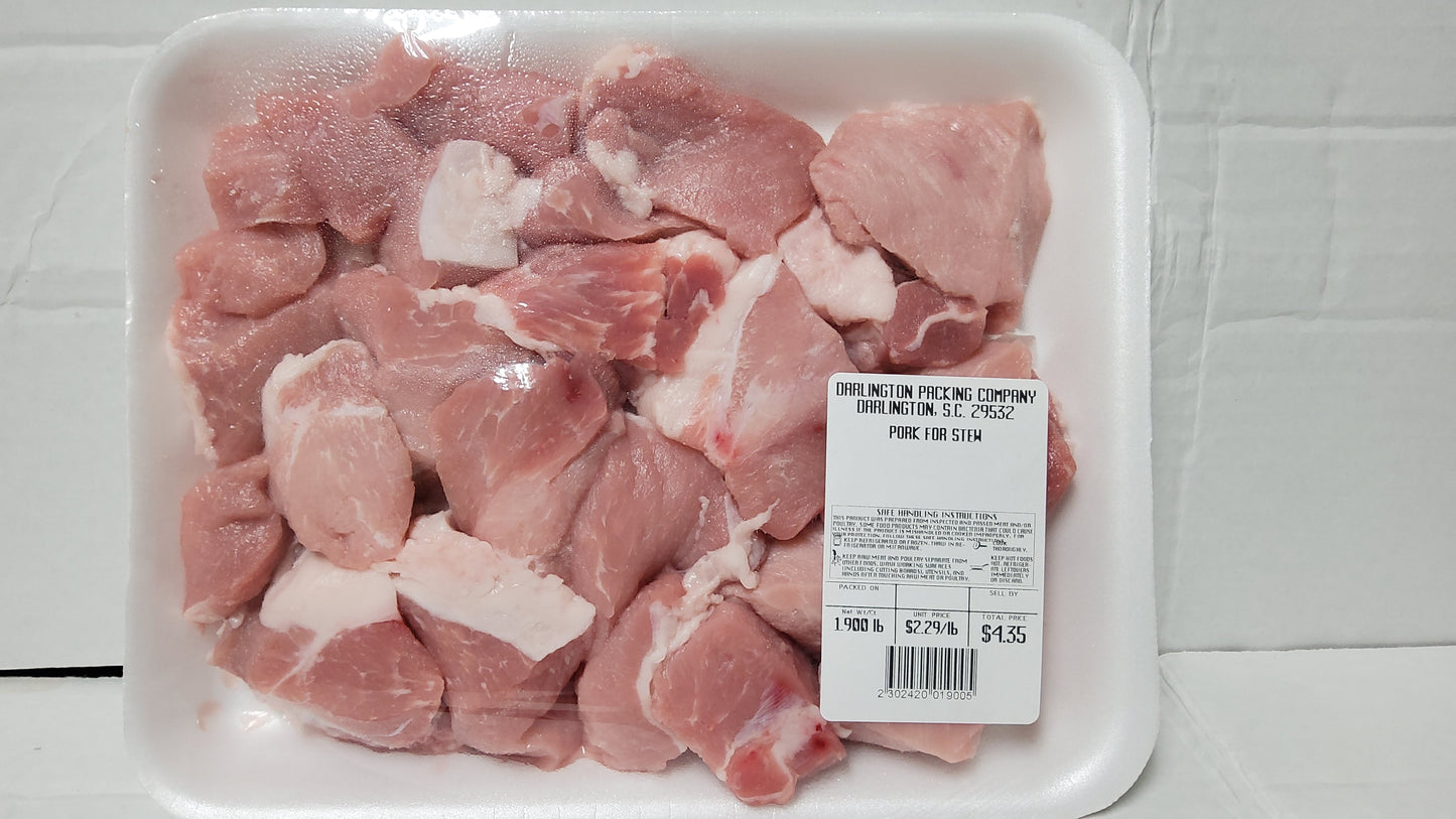 PORK FOR STEW