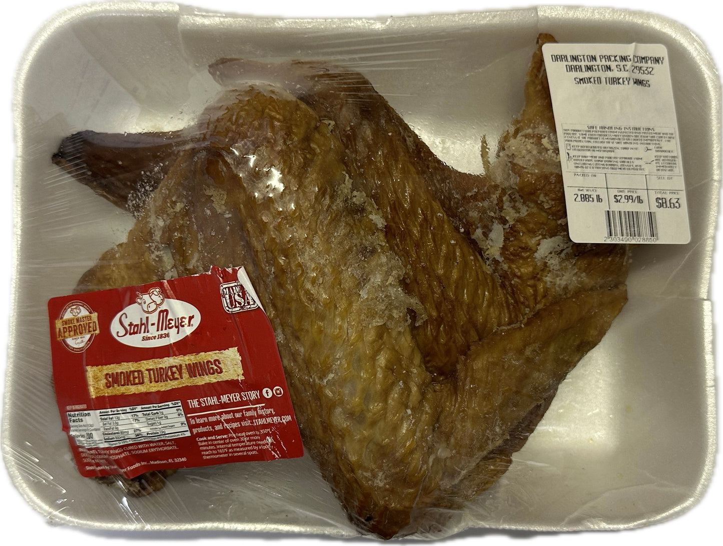 SMOKED TURKEY WINGS 30#