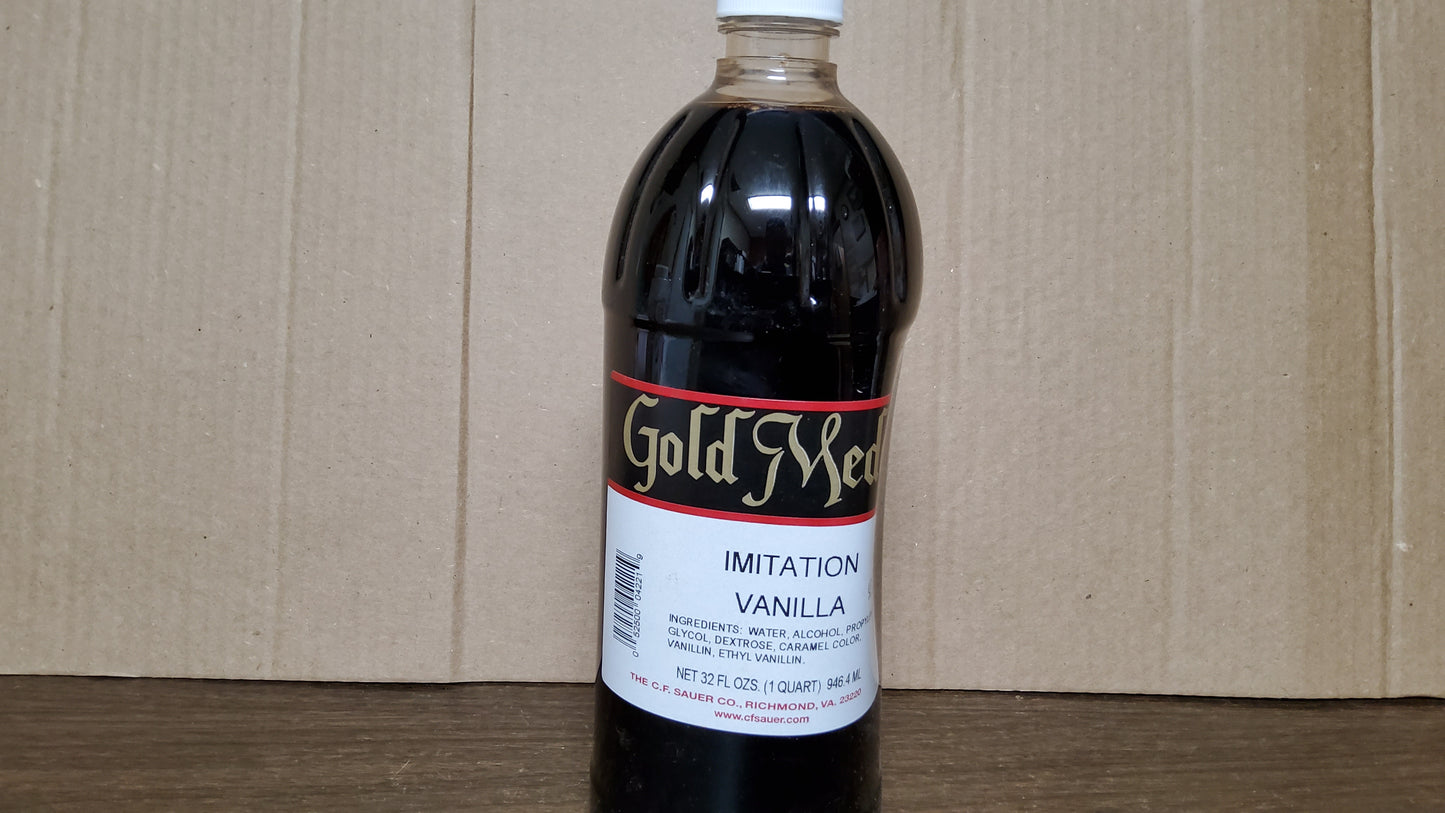 VANILLA FLAVORING IMITATION 32oz