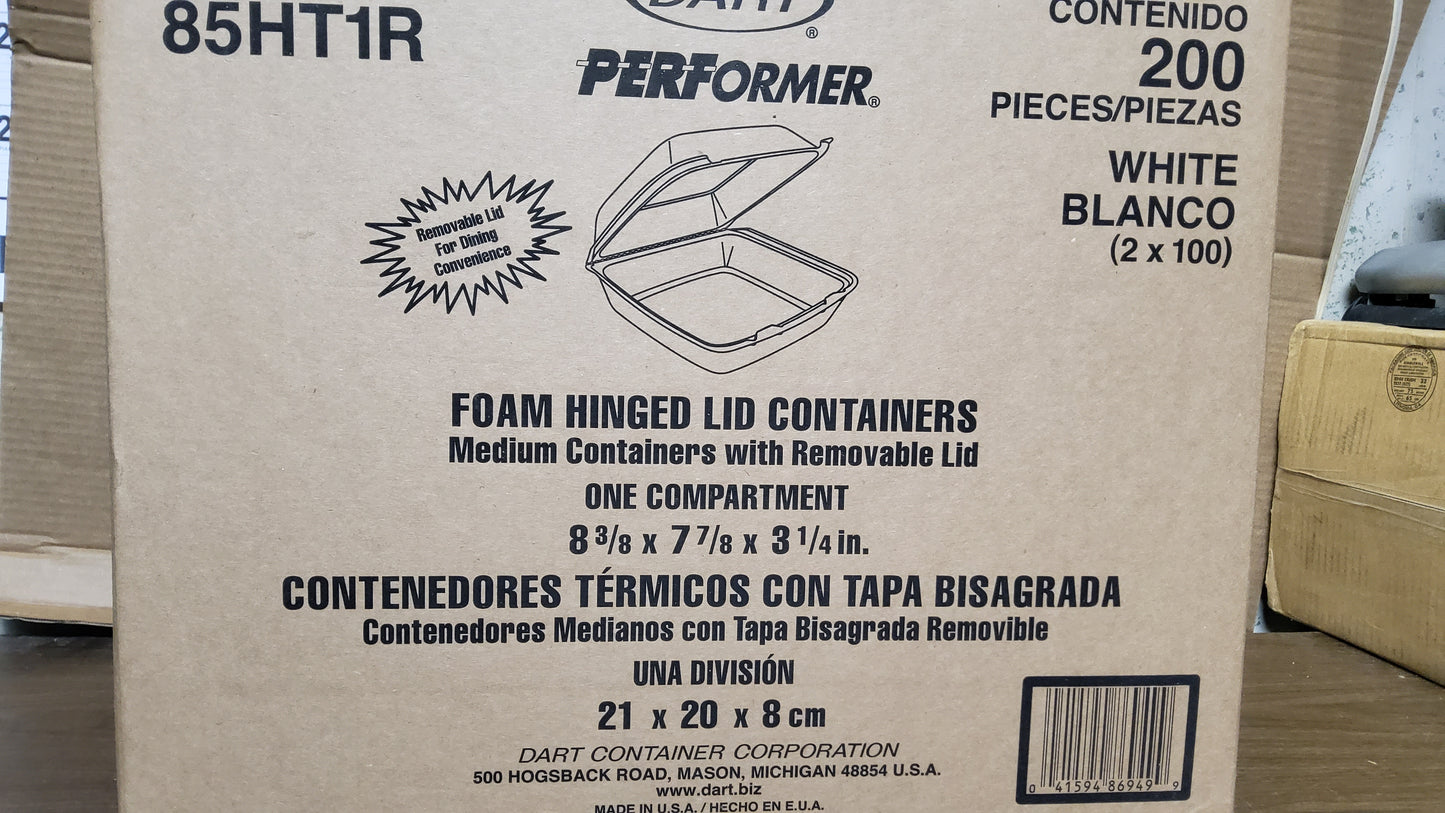 TRAY DART 8X8 N/S CARRY OUT 12500619