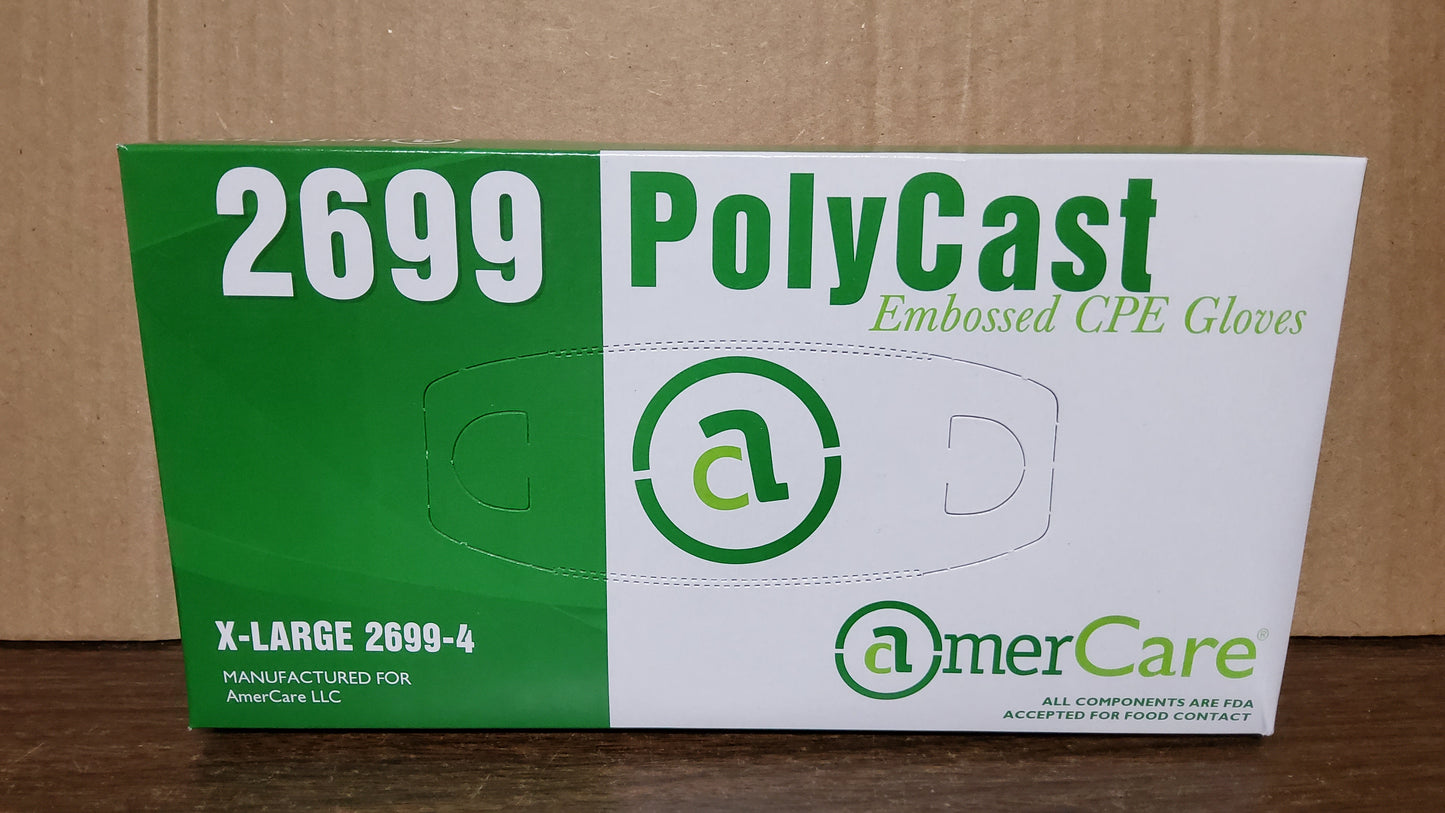 X-LARGE POLY GLOVE (Individual Box - 100CT)
