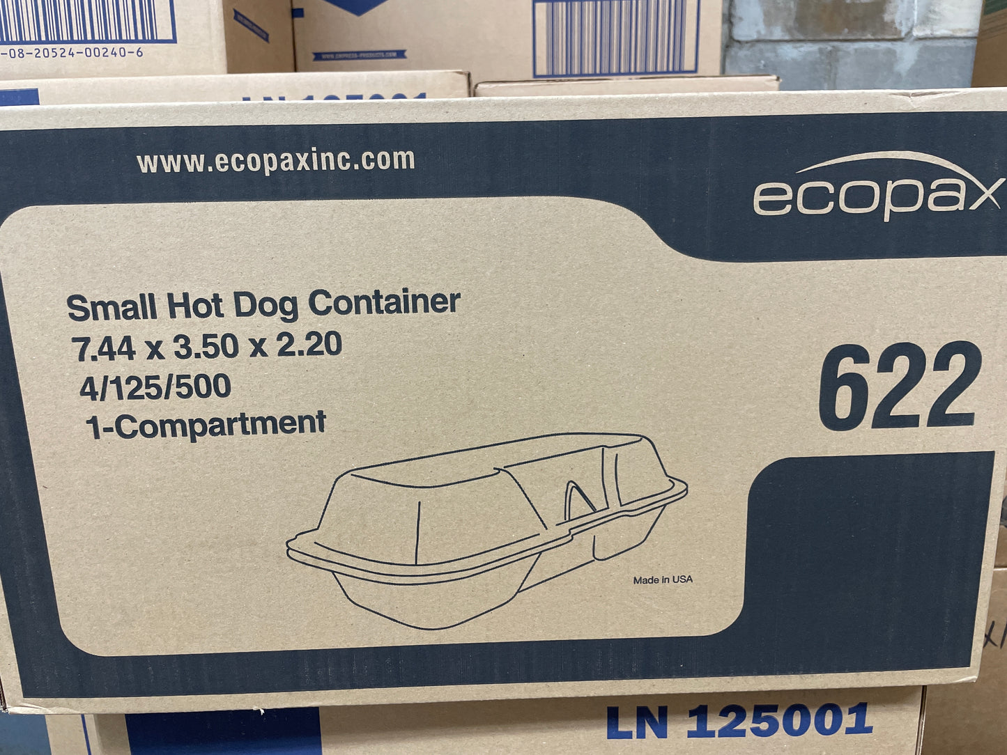 TRAY 72HT HOT DOG DART 4/125ct