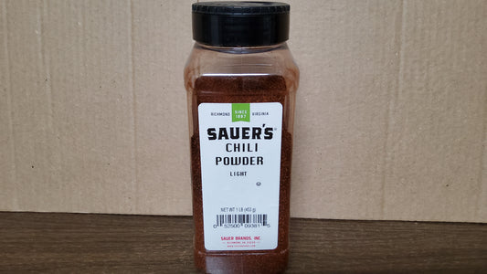 CHILI POWDER  LIGHT  18oz SAUERS