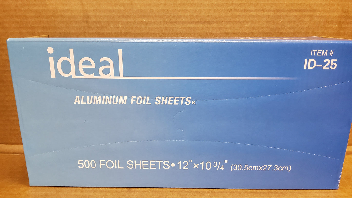 ALUM. FOIL SHEETS 12X10.75 500ct