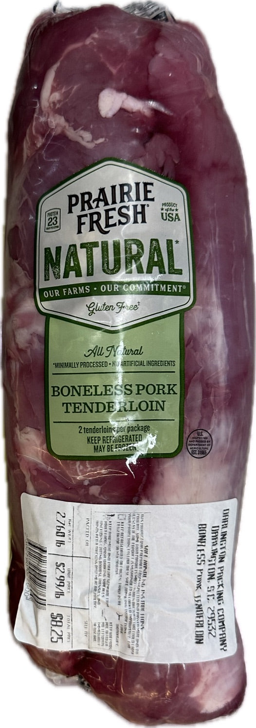 PORK BONELESS TENDERLOIN /RETAIL