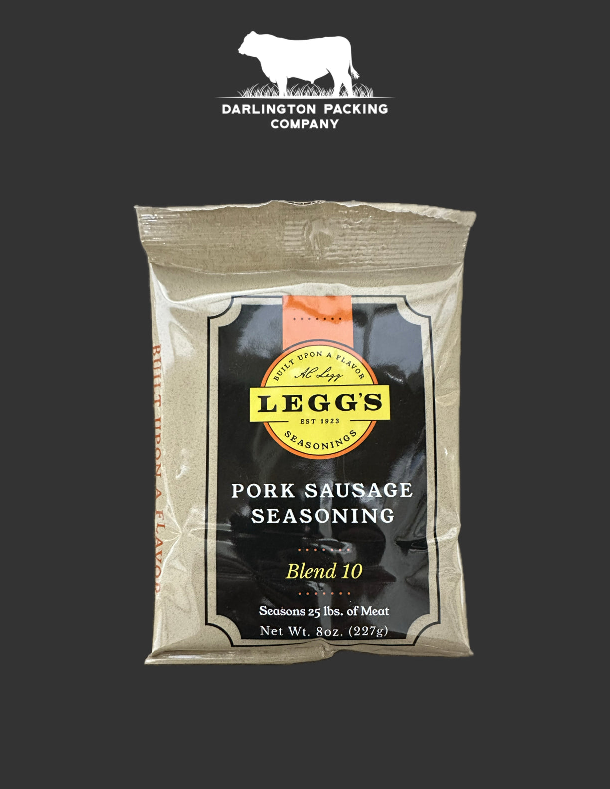 SEASONING LEGGS SAUSAGE 1/8oz – Darlington Packing Company