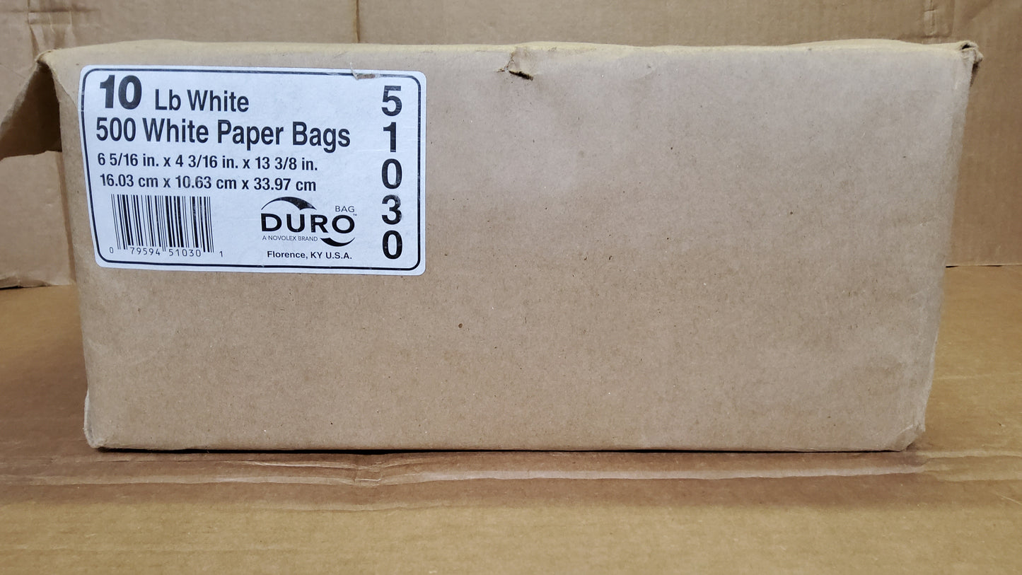 WHITE BAGS - 10LB (500ct)