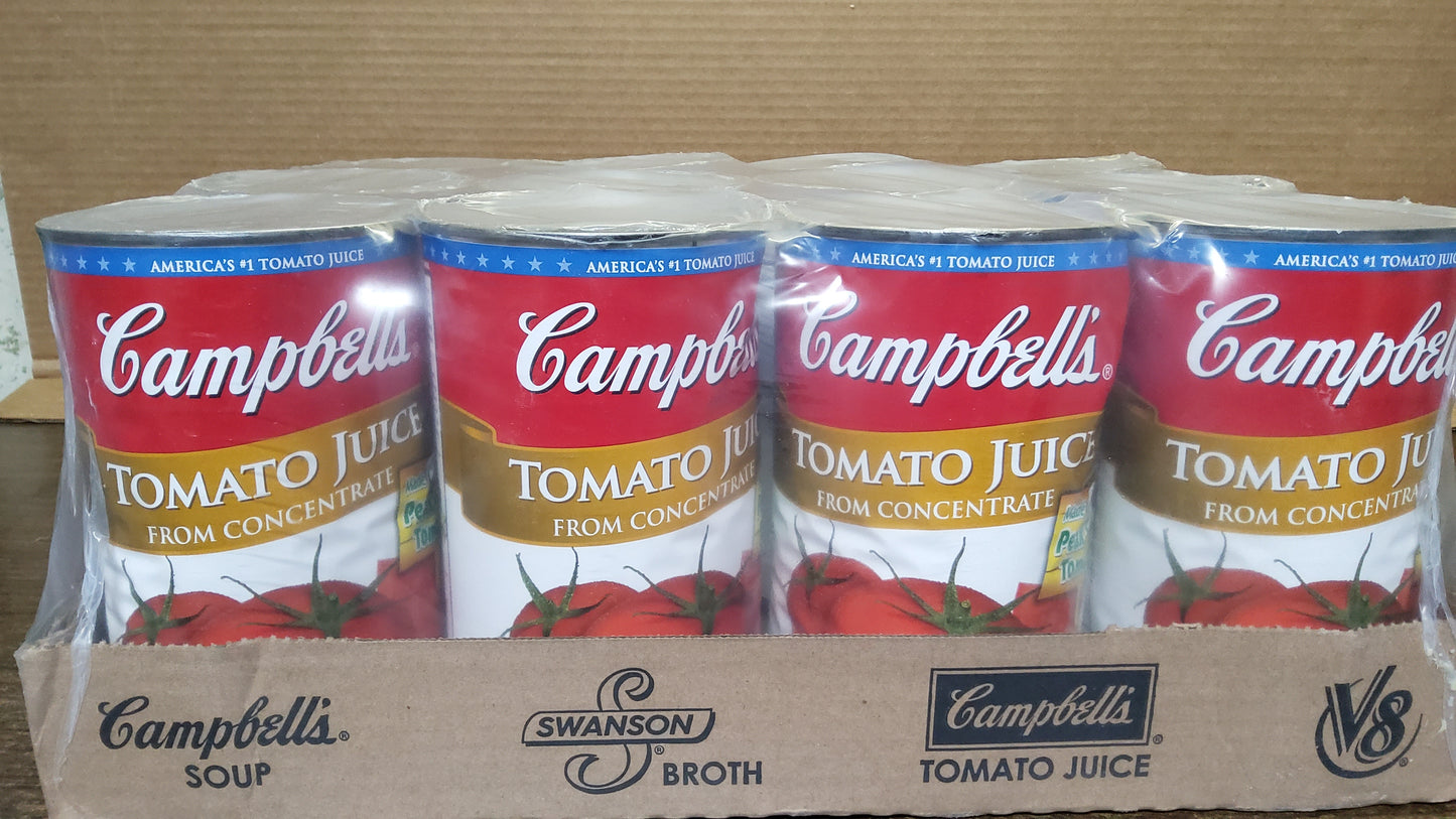 XXXX TOMATO JUICE CAMPBELLS 12/46oz