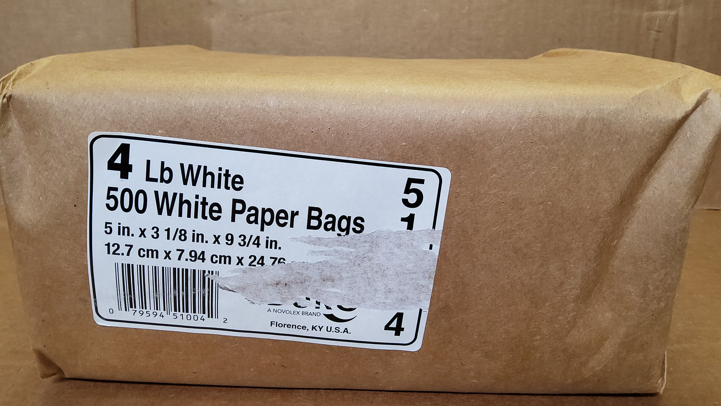 WHITE BAGS - 4LB (500ct) 13201575