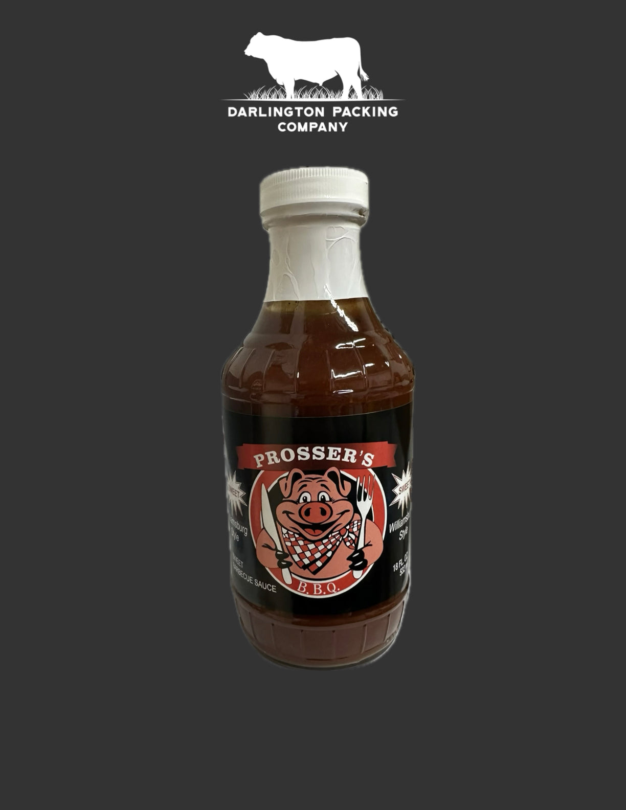 SAUCE BBQ PROSSERS 18oz SWEET