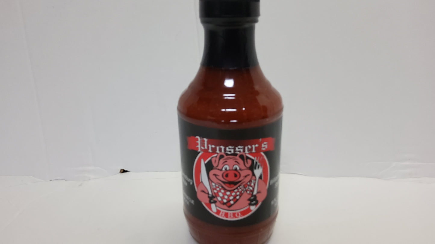 PROSSERS 18oz BOTTLE BBQ SAUCE