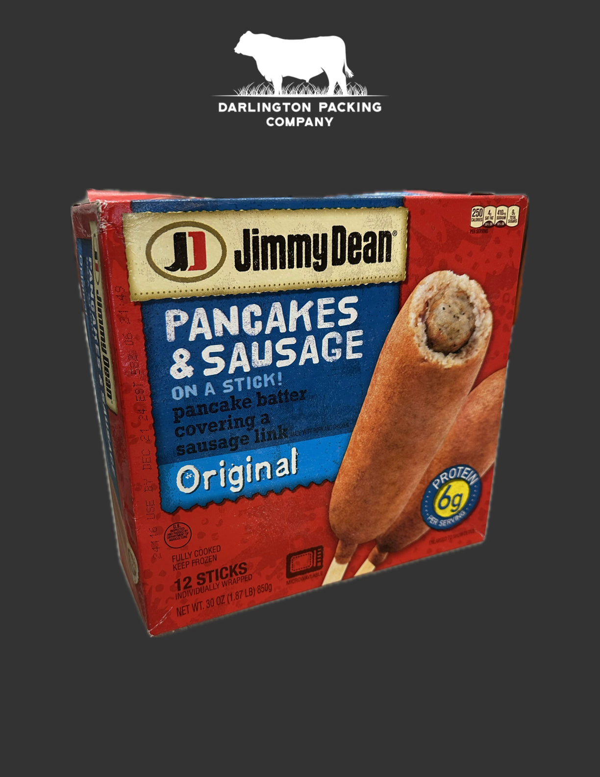 J/D PANCAKE & SAUSAGE ON A