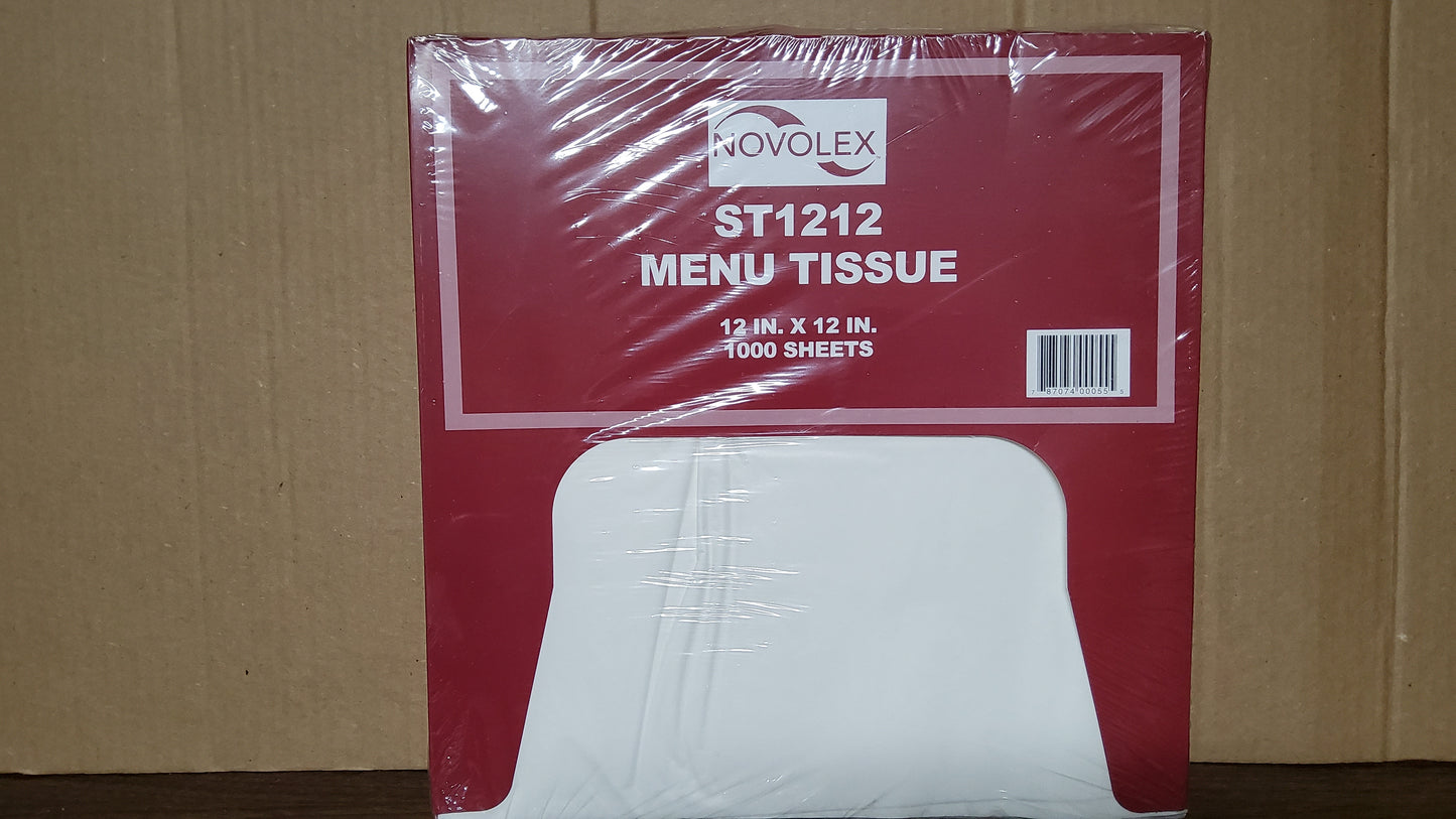 MENU TISSUE 12 X 12  (Individual Pack 1/1000)