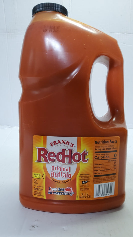 GALLON FRANKS HOT RED SAUCE 1/GAL