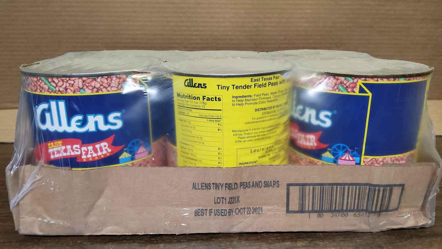 STATE FIELD PEAS W/SNAPS 6/10#