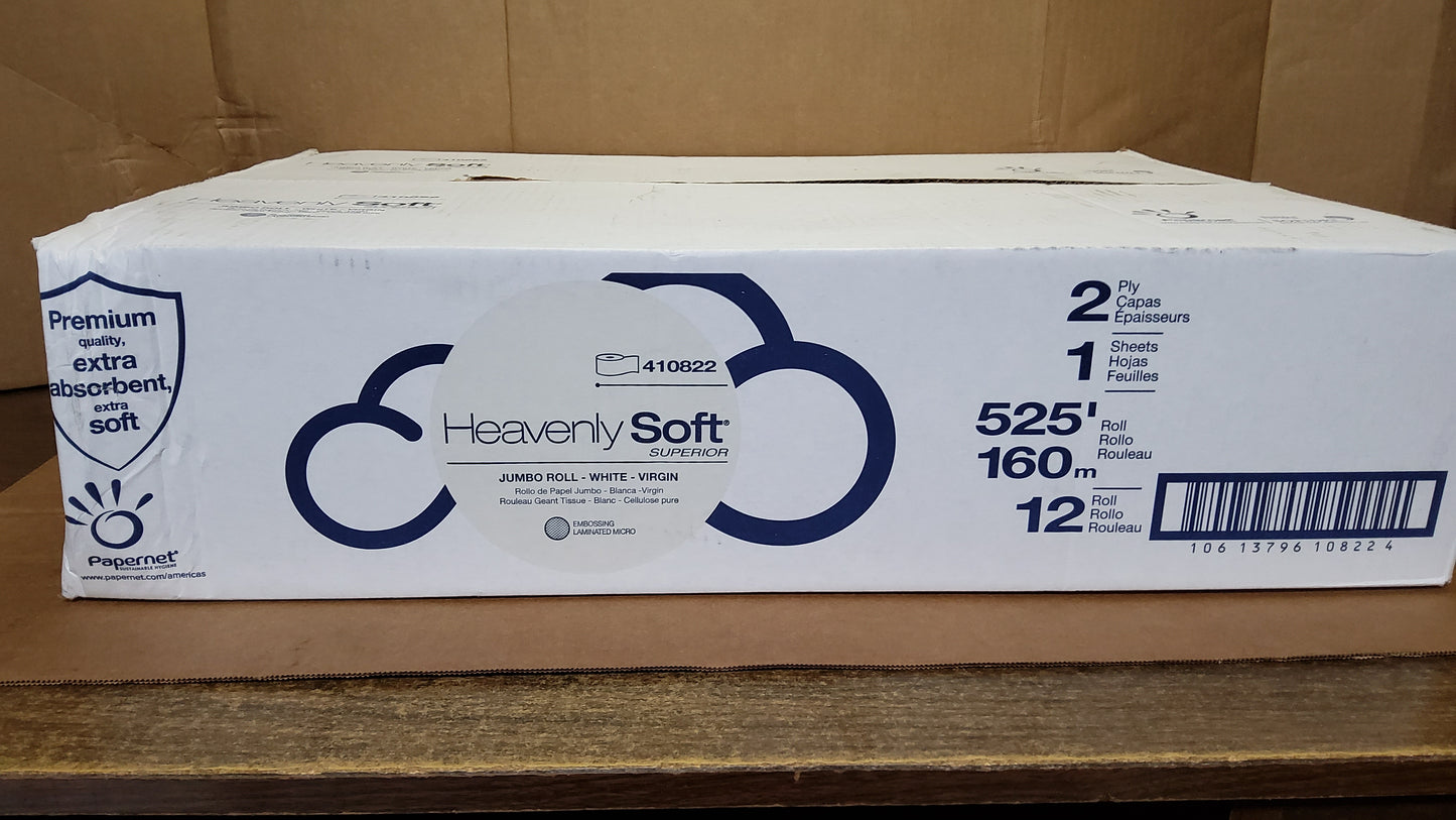 TISSUE 9" SIMPLY SOFT JUMBO  12 inch 78000037