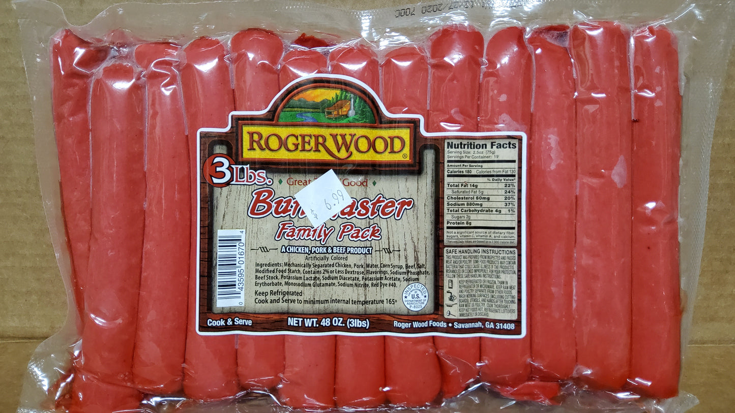 ROGERWOOD SMOKE SAUSAGE 1/8#