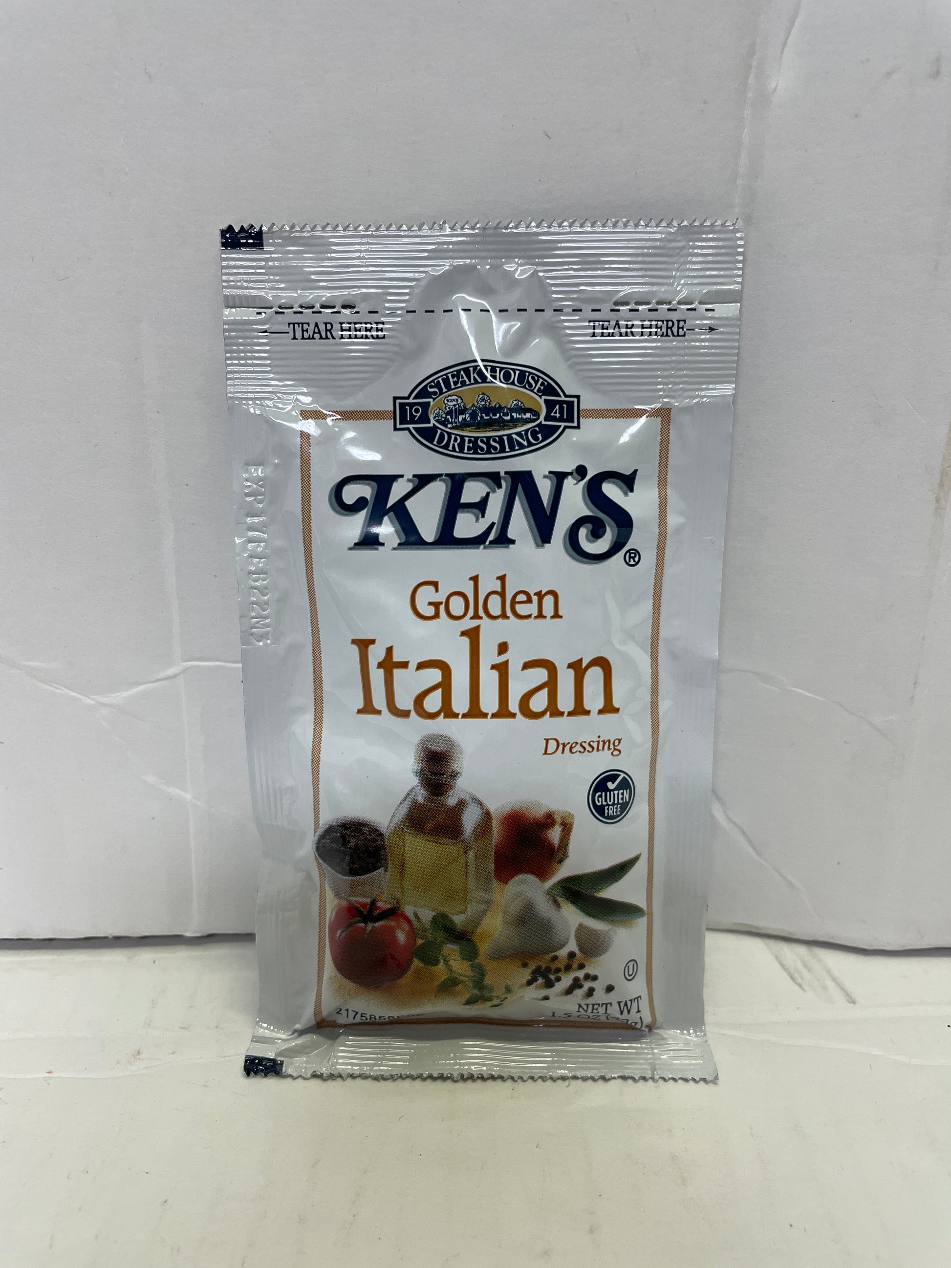 KENS ITALIAN GOLDEN INDV 60/1.5oz Darlington Packing Company KENS ITALIAN GOLDEN INDV 60/1.5oz Darlington Packing Company