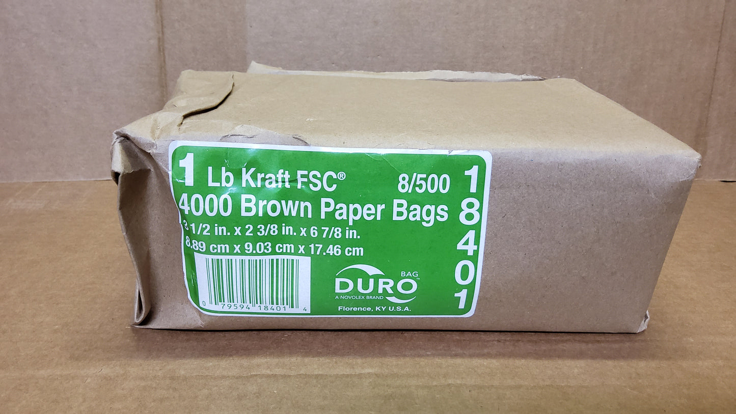 BROWN BAGS - 1LB