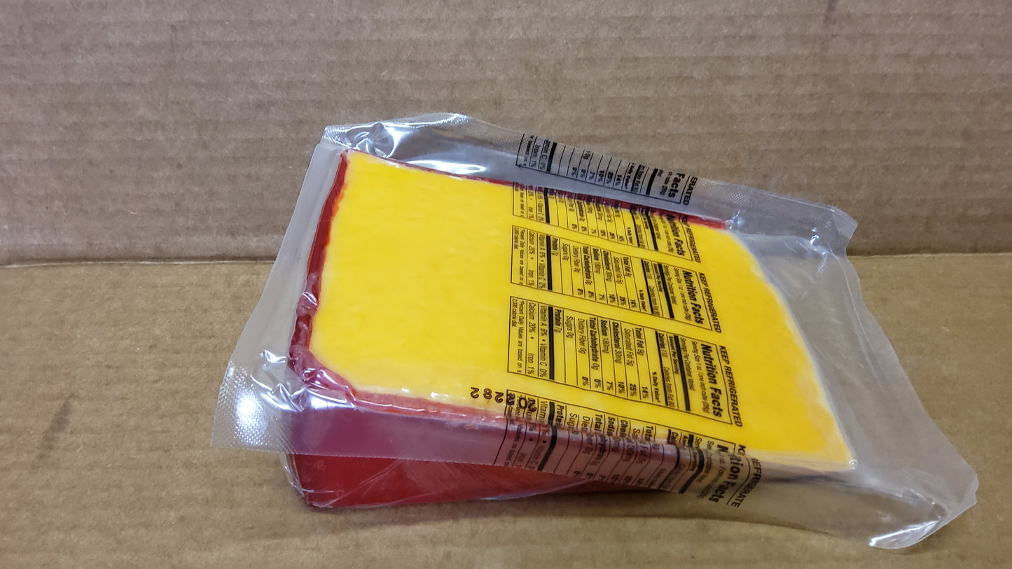 CHEESE  DAISY RED RIND WEDGE  PRECUT1/22#