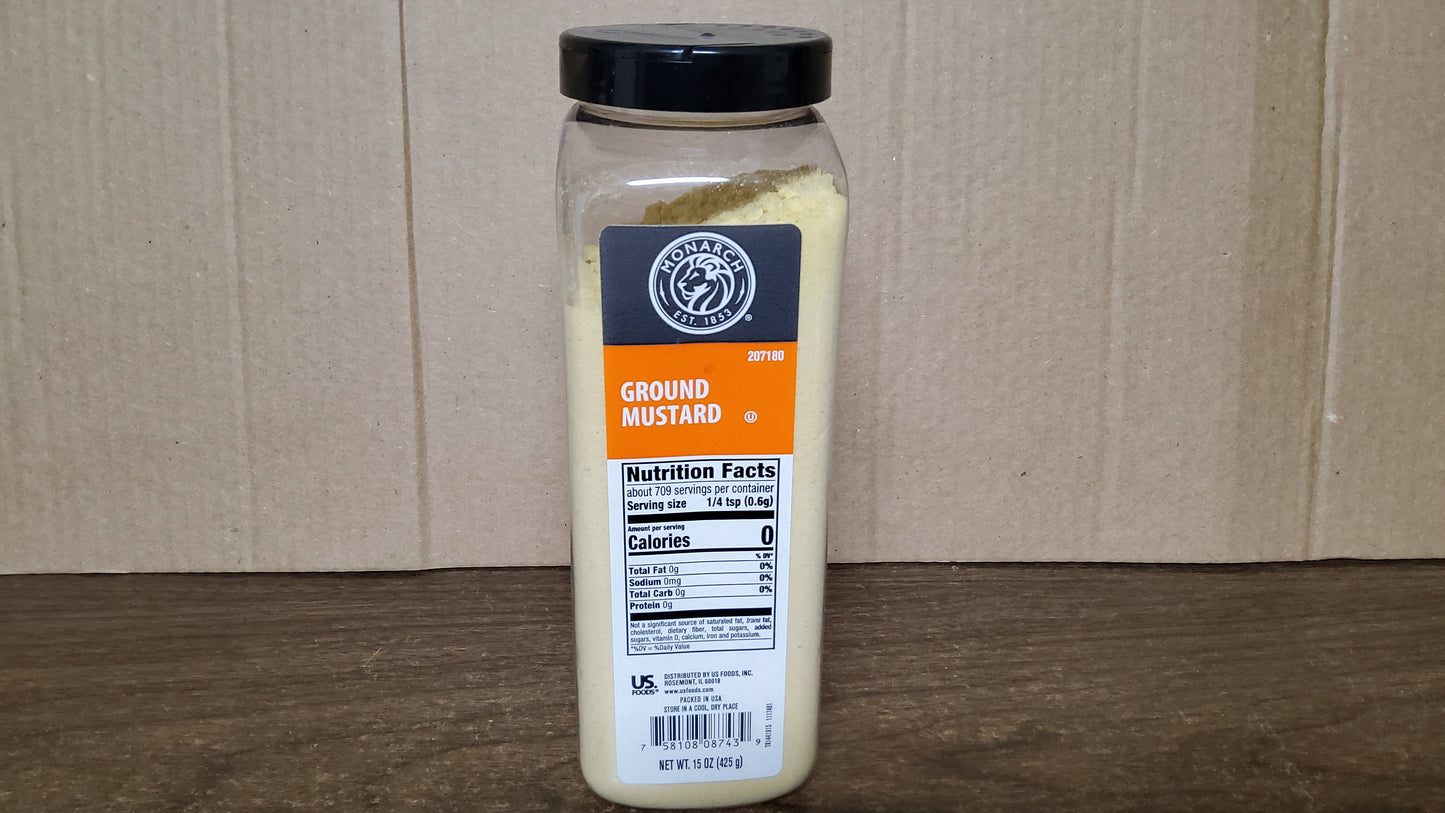 GROUND MUSTARD 16oz