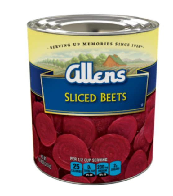 SLICE BEETS 6/10#
