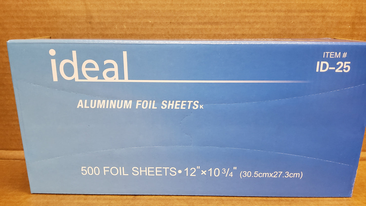 ALUM. FOIL SHEETS 12X10.75  500ct