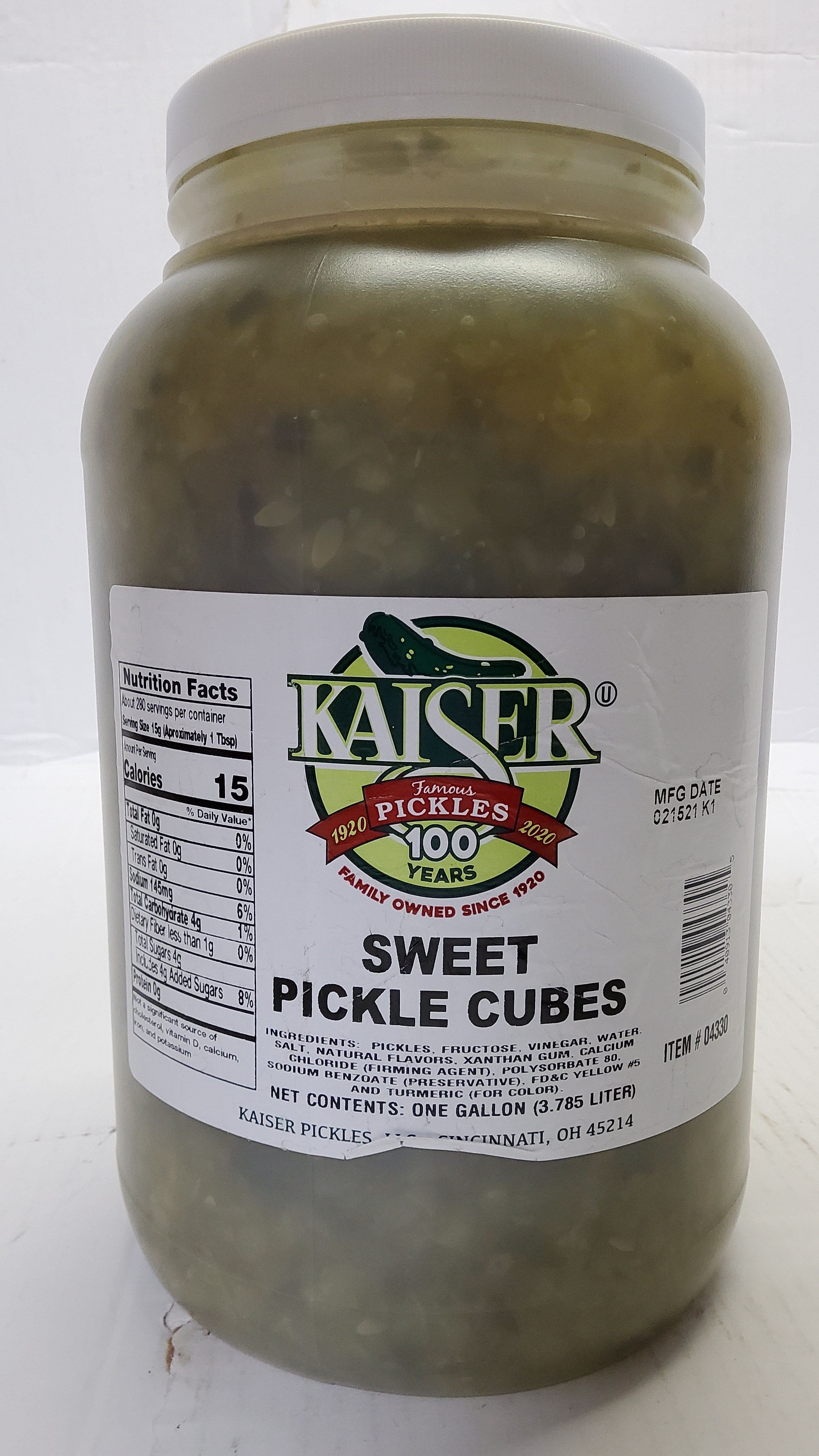 GALLON DICED SWEET SALAD CUBES 1/GAL – Darlington Packing Company