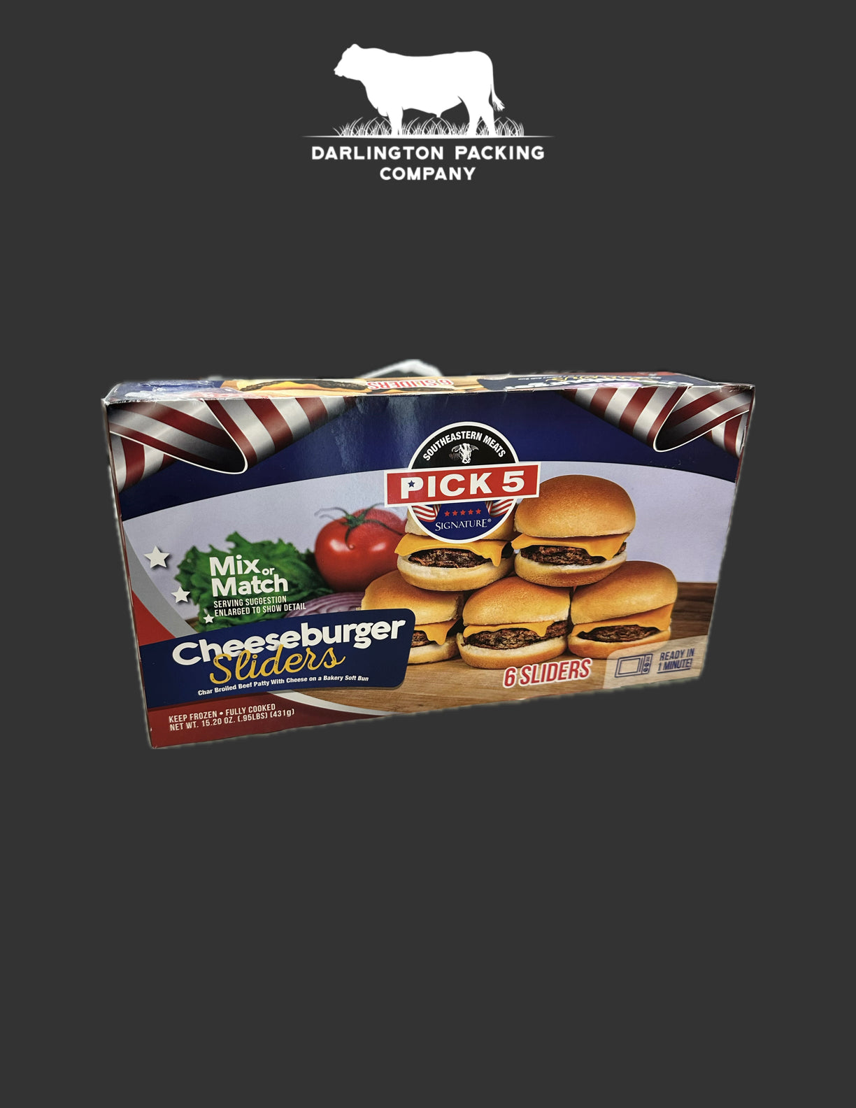 CHEESEBURGER SLIDERS 8CT  12/1#