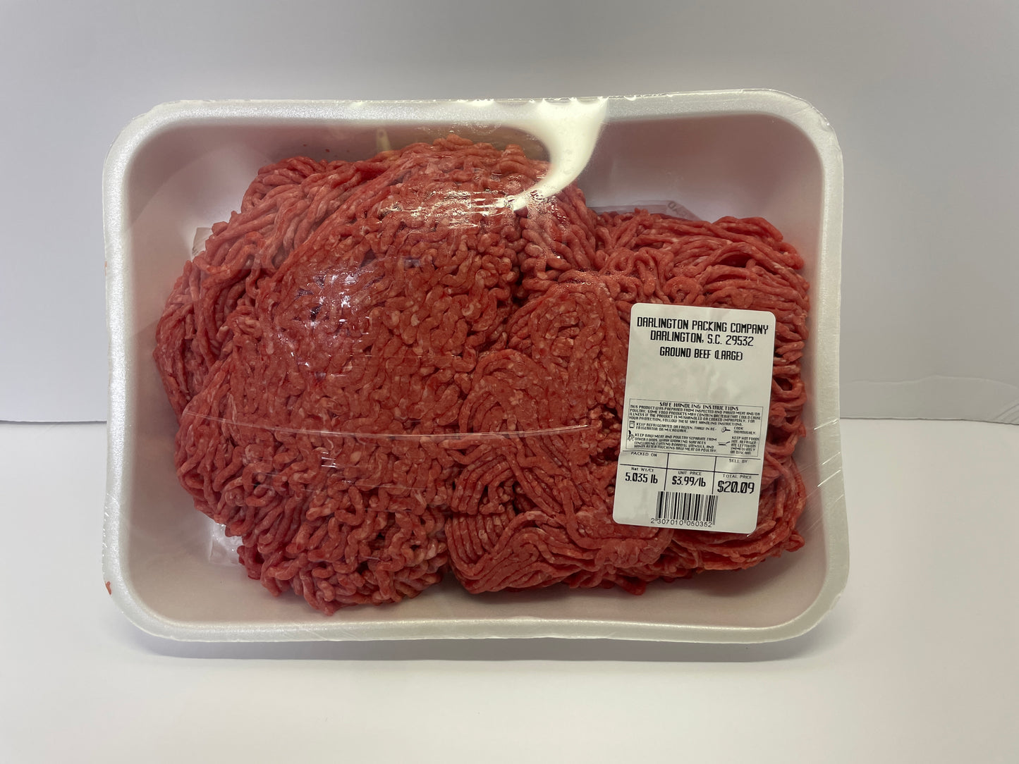 LARGE GROUND BEEF