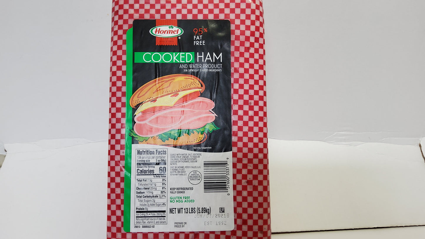 HAM COOKED HORMEL 2/13#