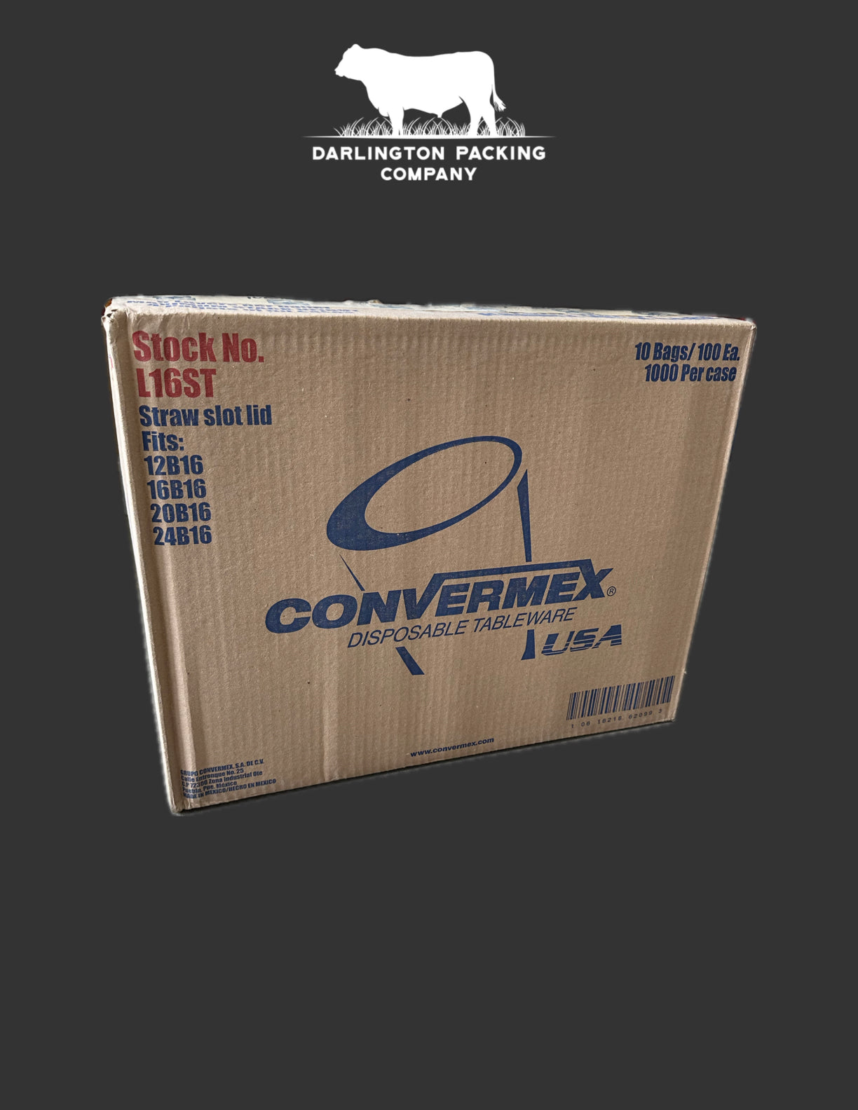 LID 16ST CONVERMEX Darlington Packing Company