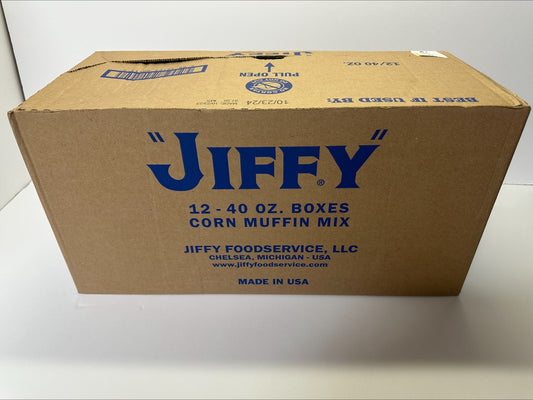 CORN MUFFIN MIX JIFFY 8/40oz