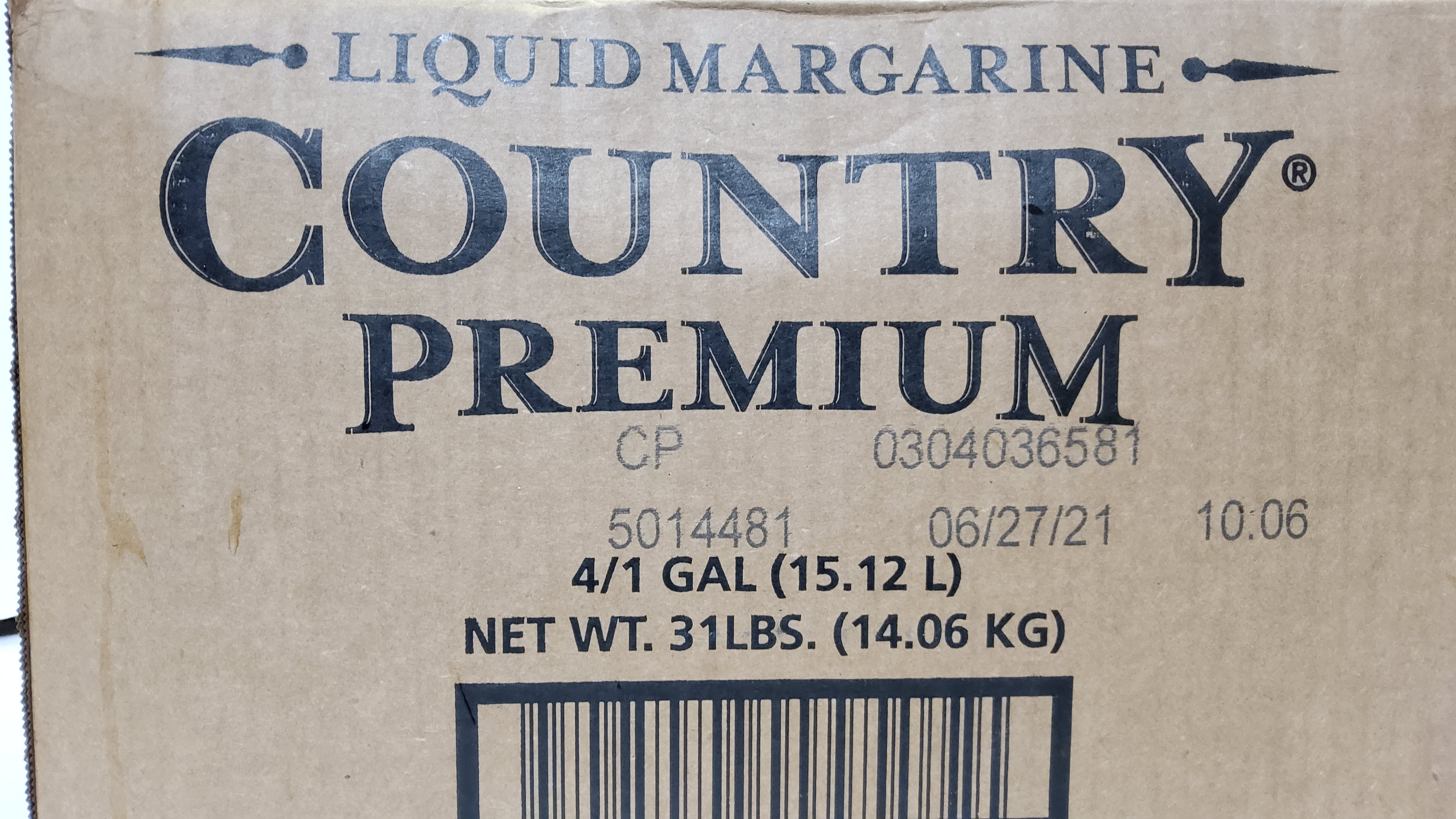 4/1 GAL LIQUID MARGARINE – Darlington Packing Company