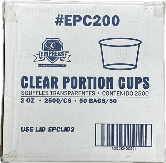 CUP 2oz PLASTIC PORTION (Case/2500)