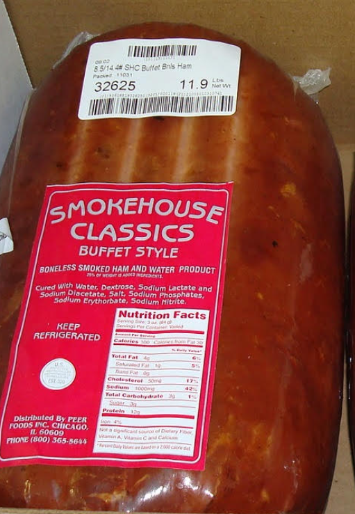 BUFFET HAM SLICED 10# AVG