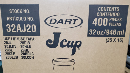 CUP 32oz DART 400ct 32AJ20