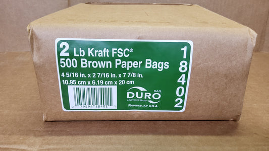 BROWN BAGS - 2LB (500ct)