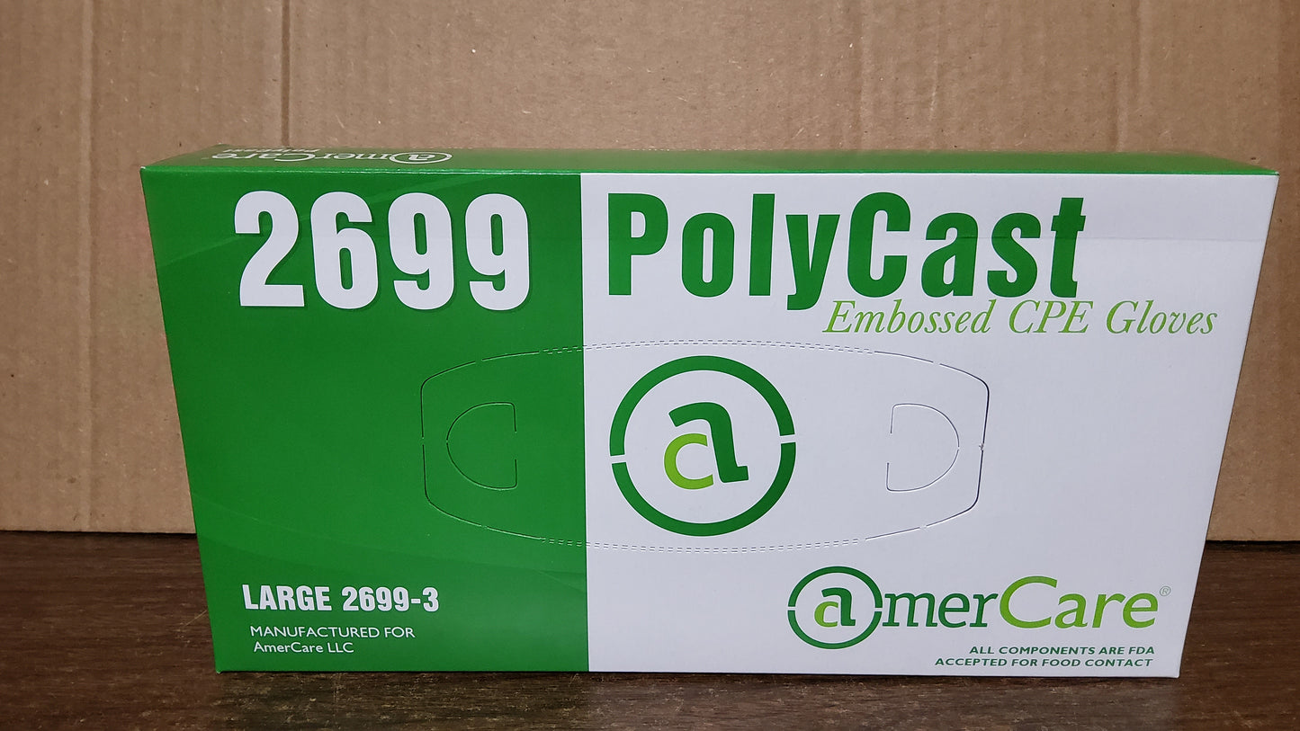 LARGE POLY GLOVE (Individual Box - 100ct)