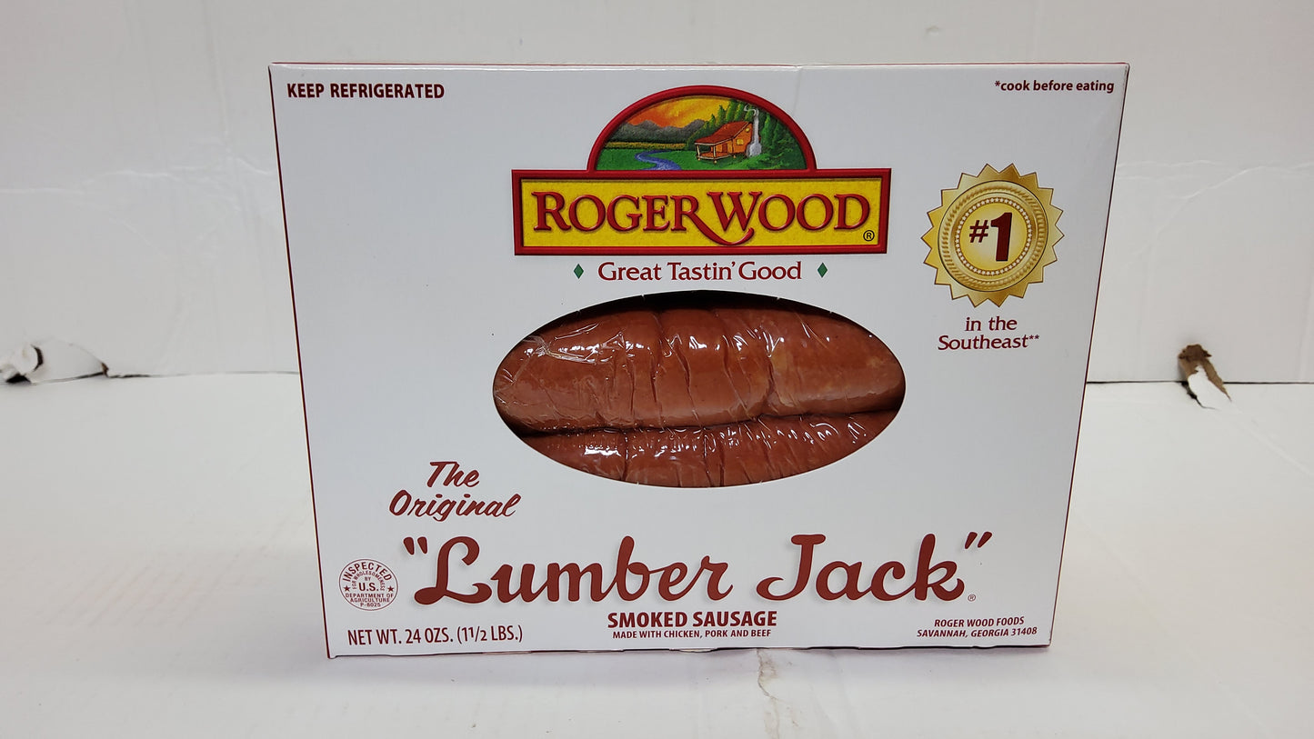 SAUSAGE ROGERWOOD 8/1.50# BOX