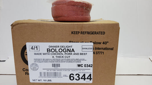 BOLOGNA PRE-SLICED ELM HILL 40CT 10/1#