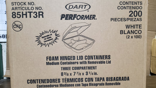 TRAY DART 8X8X3 cp. CARRY OUT 12500585